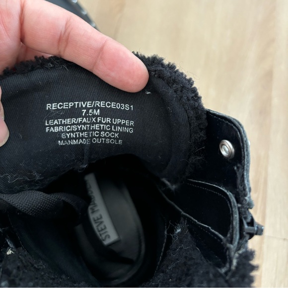 Steve madden black ankle boots for women size 7.5 - Picture 10 of 17